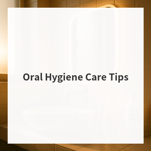 Oral Hygiene Care Tips