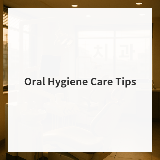 Oral Hygiene Care Tips